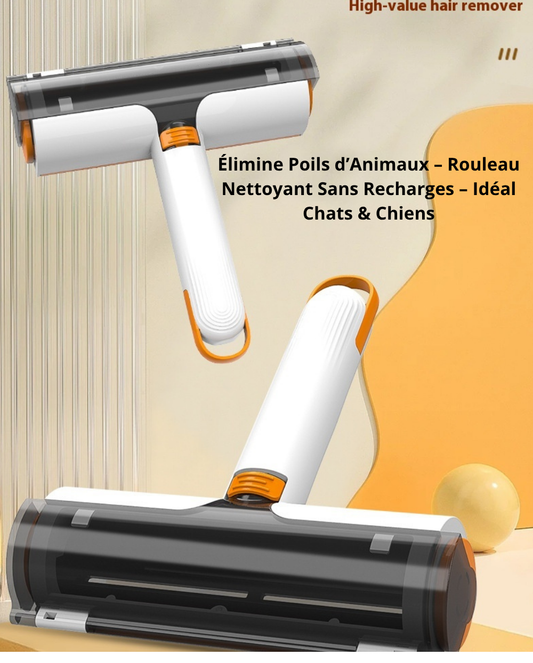 Rouleau Anti-Poils 2-en-1 pour Animaux