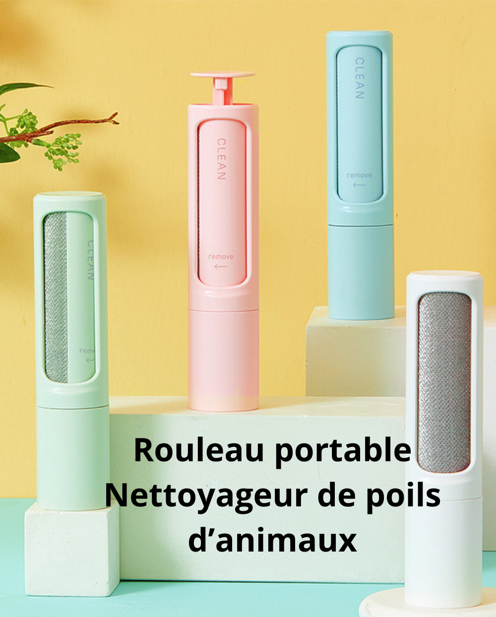 Brosse Magique Anti-Poils Réutilisable