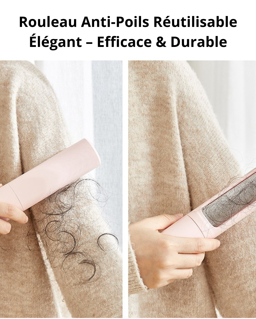 Brosse Magique Anti-Poils Réutilisable